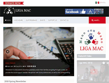 Tablet Screenshot of ligamac.org